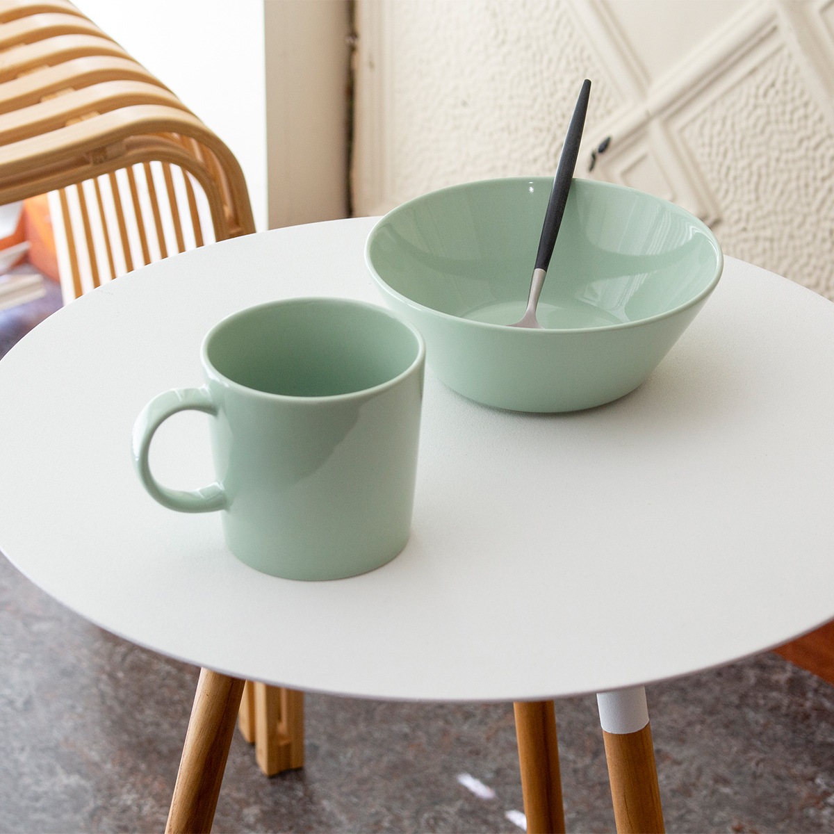 イッタラ ティーマ ボウル 15cm ライトライラック セージグリーン