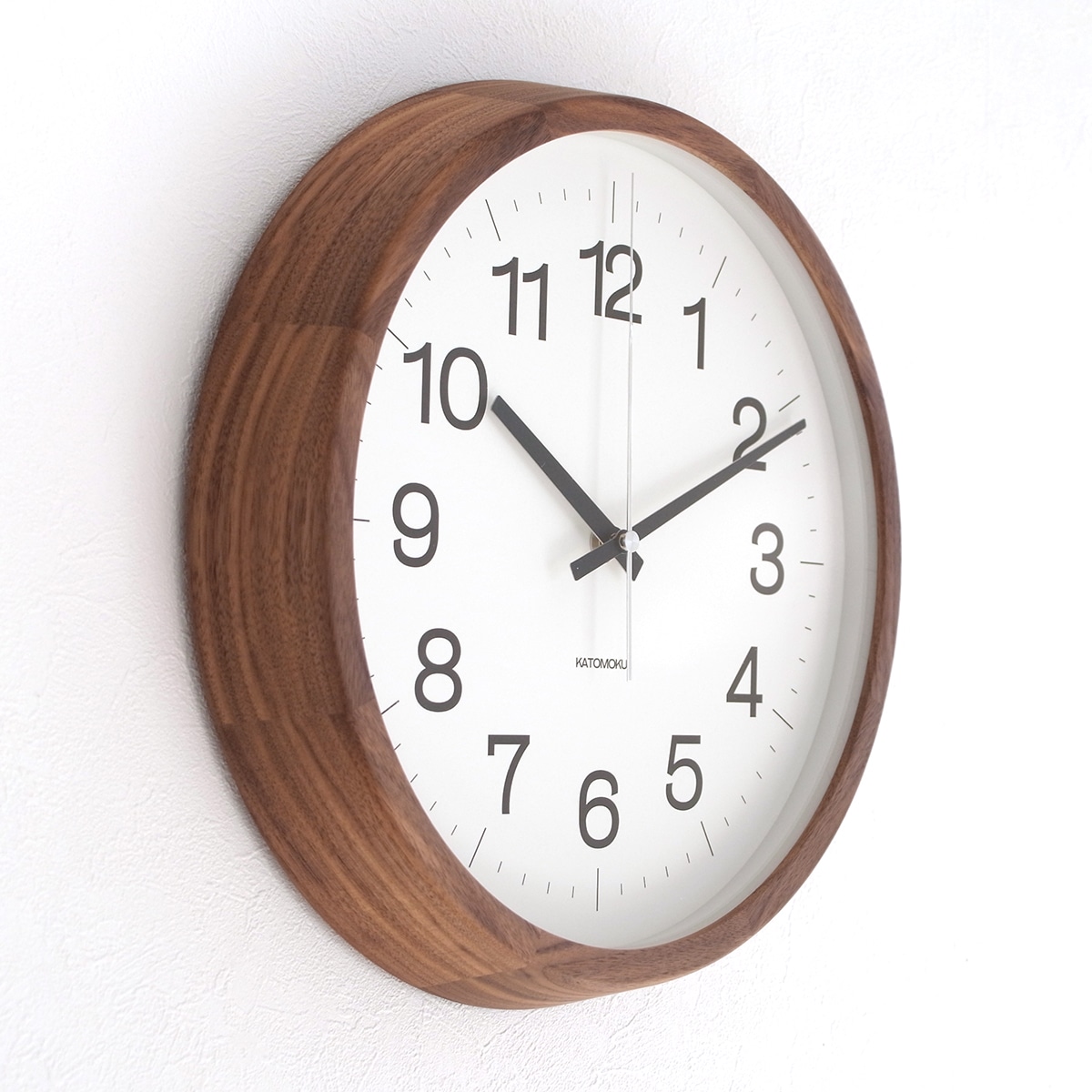 加藤木工 カトモク KATOMOKU Muku clock 16 Lサイズ ウォールナット