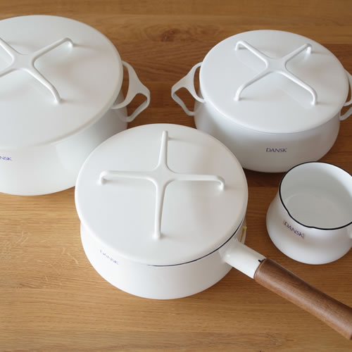 取扱終了］DANSK ダンスク 琺瑯 片手鍋 18cm コベンスタイル 鍋