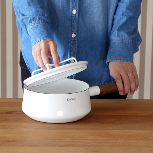 取扱終了］DANSK ダンスク 琺瑯 片手鍋 18cm コベンスタイル 鍋