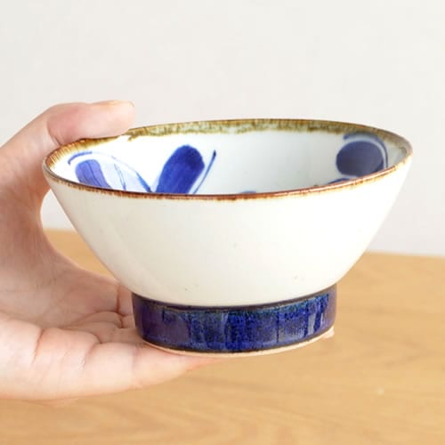 在庫限り】波佐見焼 HASAMI 翔芳窯 藍の器 くらわんか椀 大 茶碗 磁器