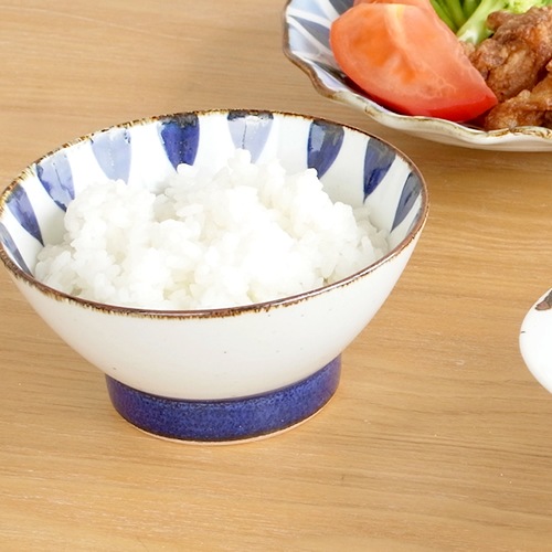 在庫限り】波佐見焼 HASAMI 翔芳窯 藍の器 くらわんか椀 大 茶碗 磁器