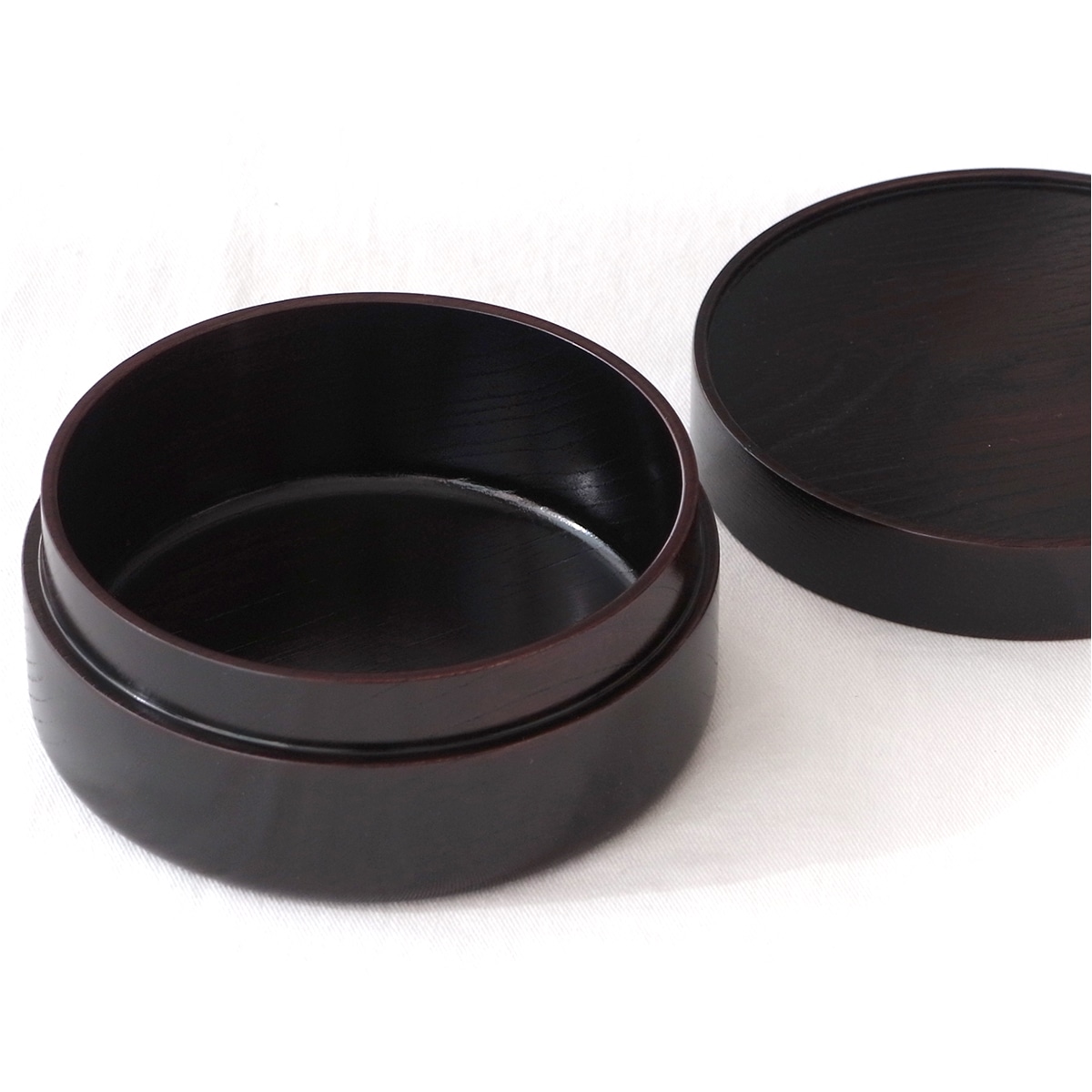 畑漆器店 SOJI hako 漆 M 13.5cm col. 山中漆器 弁当箱 430ml 木製 畑漆器店 SOJI hako 漆 M 13.5cm col. 山中漆器 弁当箱 430ml 木製