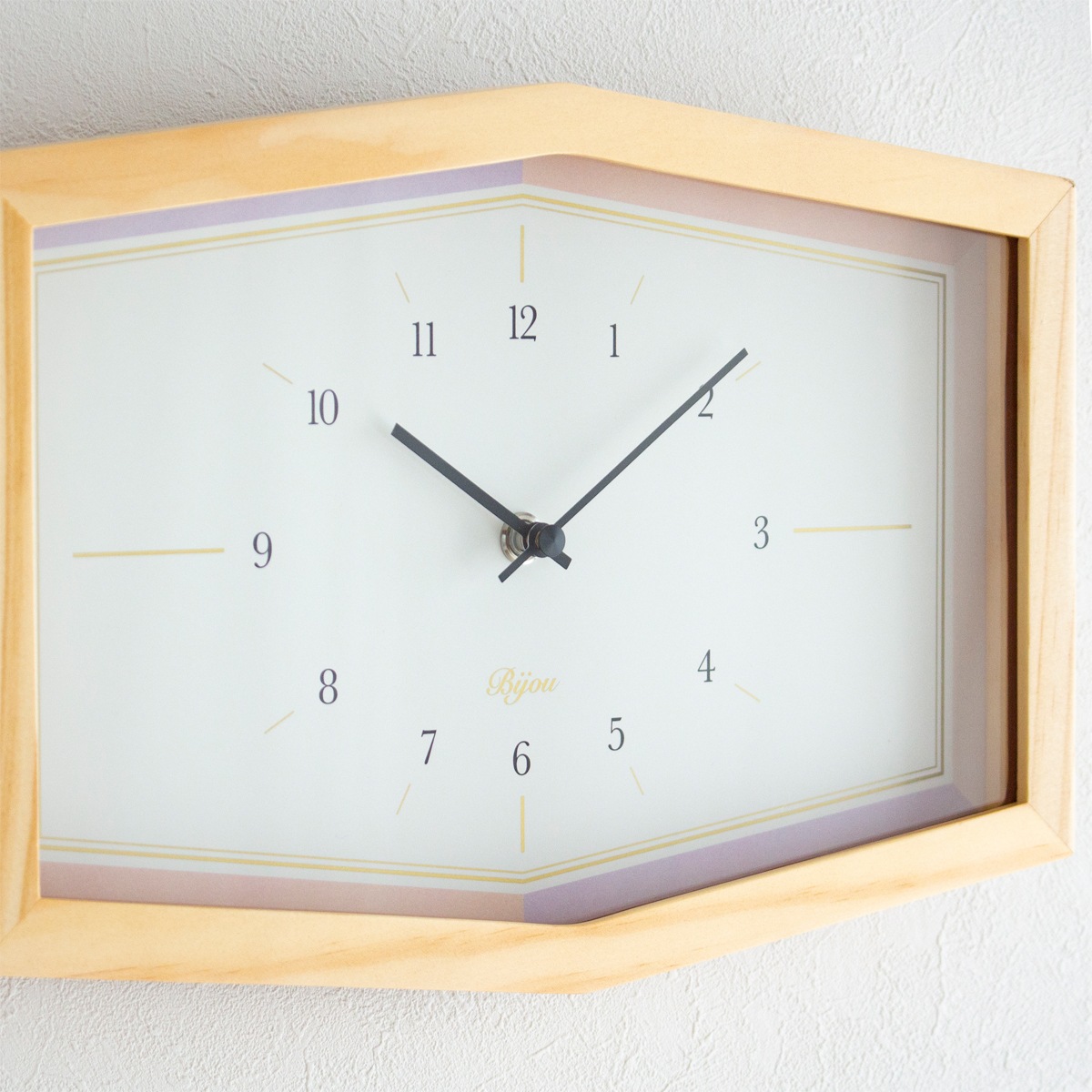 掛け時計 おしゃれ 木製 BIJOU WALL CLOCK ビジュー ウォールクロック