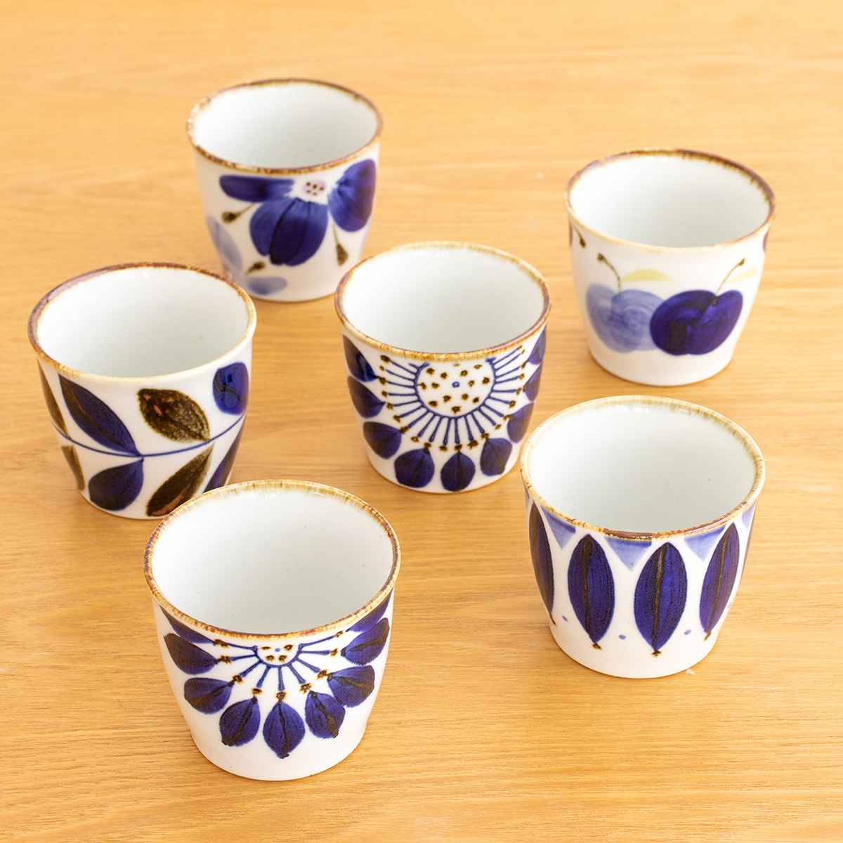 波佐見焼 翔芳窯 藍の器 そばちょこ 200ml 蕎麦猪口 フリーカップ