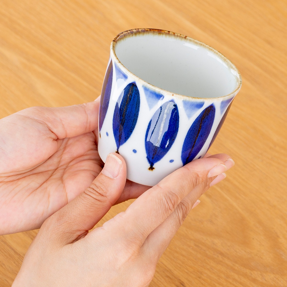 波佐見焼 翔芳窯 藍の器 そばちょこ 200ml 蕎麦猪口 フリーカップ