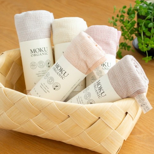 MOKU ORGANIC モク オーガニック フェイスタオル 33×100cm 綿