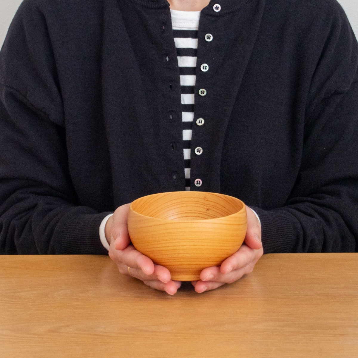 めいぼく椀 中 けやき 欅 銘木椀 お椀 木製 汁椀 みそ汁 日本製 天然木