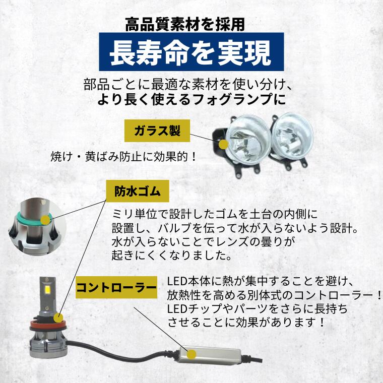 フォグレンズ カラーチェンジLEDバルブセット【公式通販】fcl. 車のLED