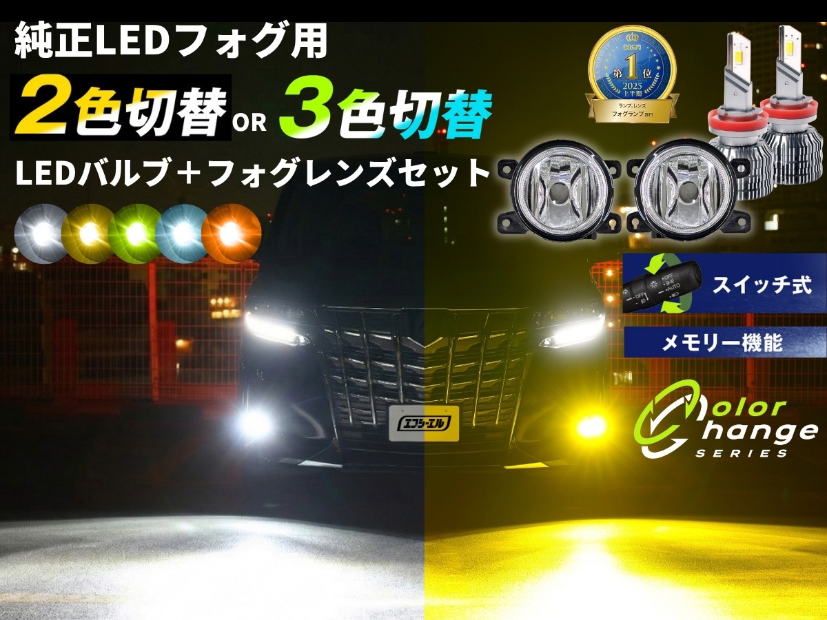 ハイラックス 2色切替LED レンズユニット タイプB カラーチェンジLED