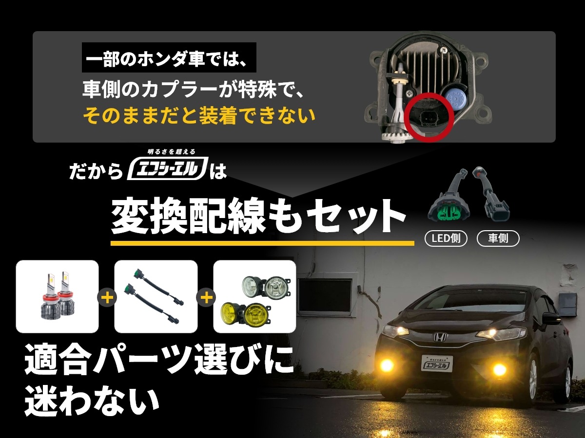 2色切替LED レンズユニット カラーチェンジLEDバルブ フォグランプ