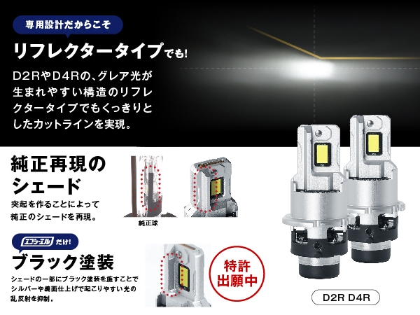 新商品】D1S D2S D3S D4S D2R D4R 純正HID LEDヘッドライト｜公式通販