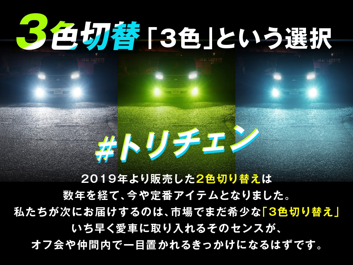 プリウス α（マイナー後） 2色切替LED レンズユニット タイプB カラー