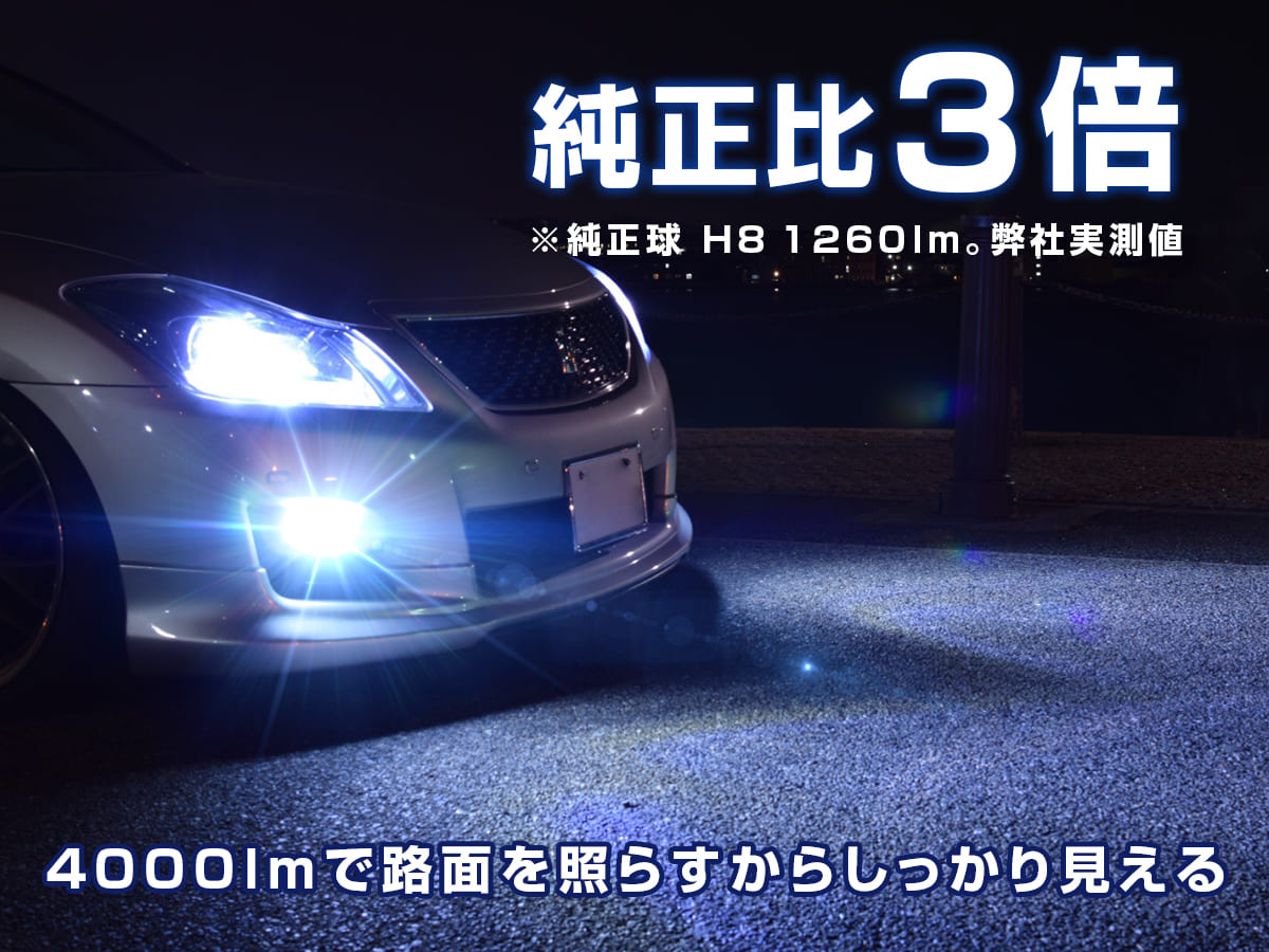フォグランプ専用 LEDバルブ H8/H11/H16【公式通販】fcl. 車のLED専門店
