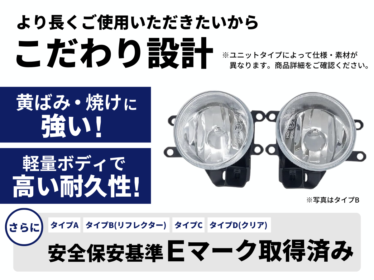 純正LED交換用 フォグランプ レンズユニット クリアレンズ 1年保証