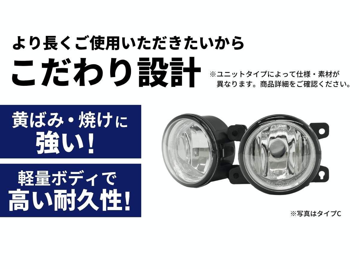 純正LED交換用 フォグランプ レンズユニット クリアレンズ 1年保証