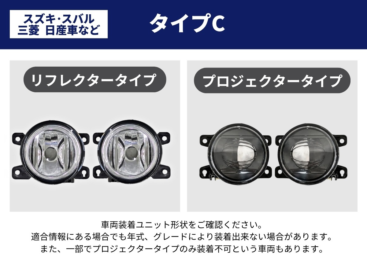 純正LED交換用 フォグランプ レンズユニット クリアレンズ 1年保証