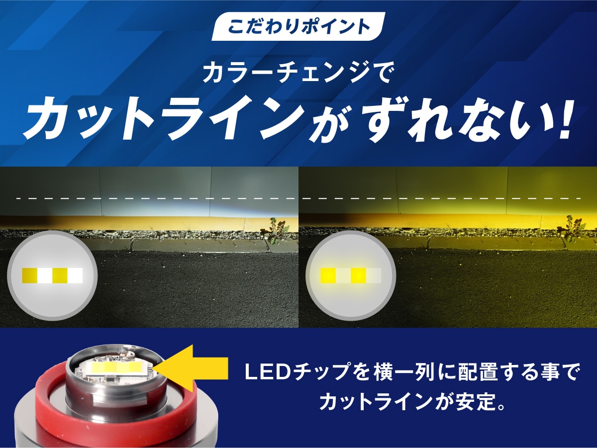 純正LEDフォグ専用 L1B 2色切替LEDバルブ 3色切替LEDバルブ【公式通販