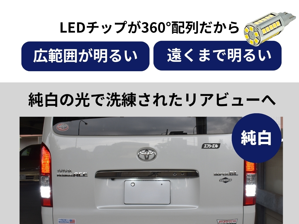 ハイエース レジアスエース 200系 7型 8型 9型 新型 フルLED化 6点