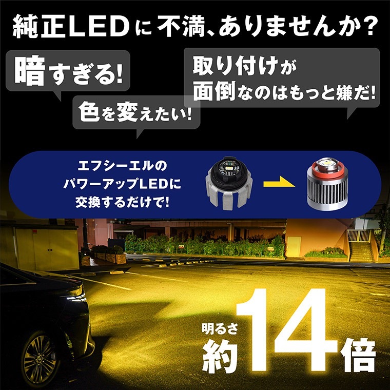 40系 40アルファード AAHH4#/AGH4#L1B LEDバルブ 純正LEDフォグランプ