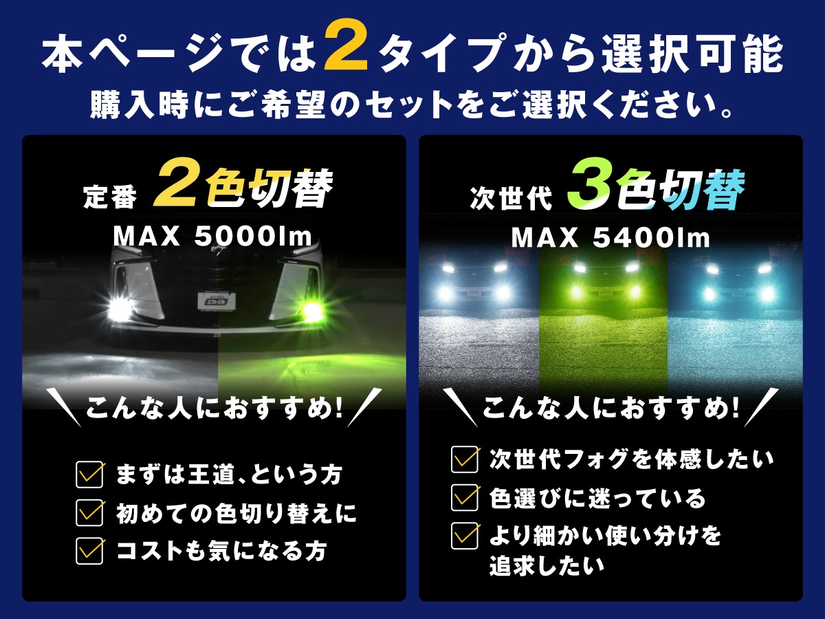 2色切り替え 3色切り替え トヨタ 純正led H16 フォグランプユニット