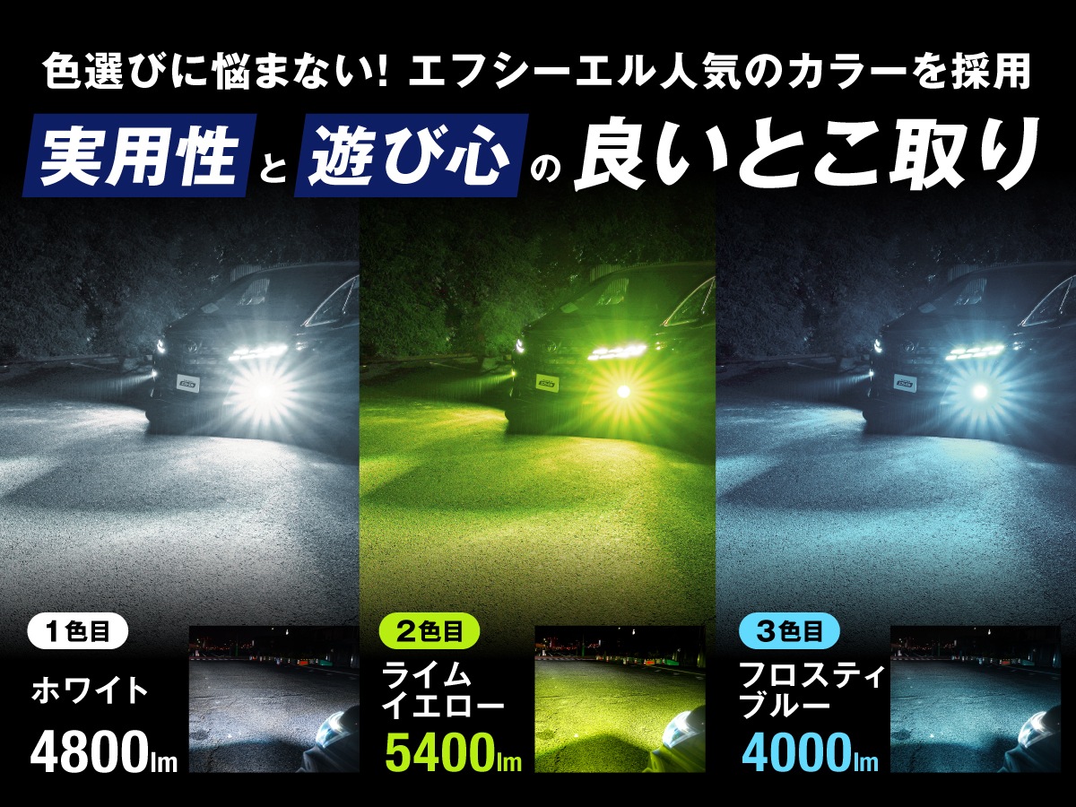 2色切り替え 3色切り替え トヨタ 純正led H16 フォグランプユニット
