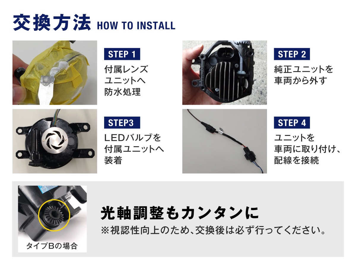 2色切り替え 3色切り替え トヨタ 純正led H16 フォグランプユニット