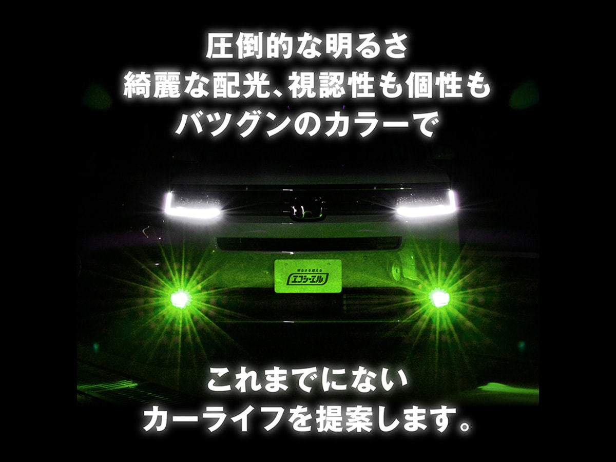 イエローレンズユニット カラーチェンジLEDバルブ フォグランプ セット