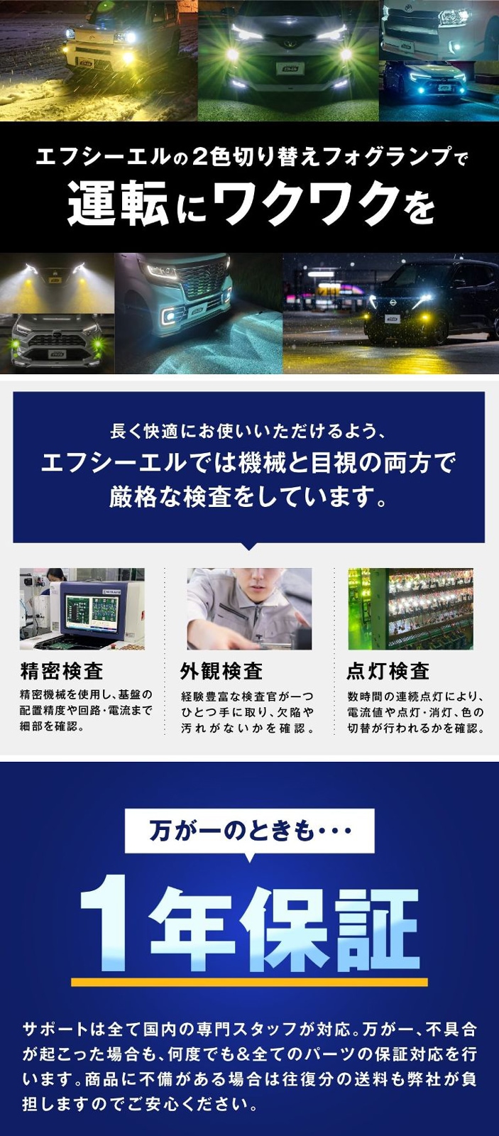 ハイゼット カーゴ R3.12～ S700/S710 純正LEDフォグ専用 L1B 2