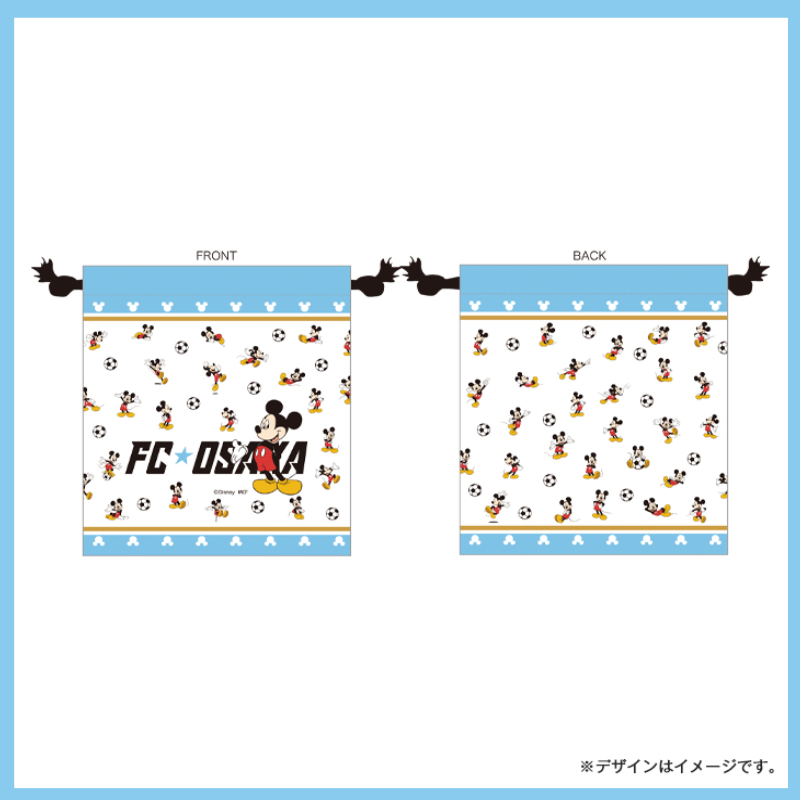 FC大阪 ミッキーデザイン巾着