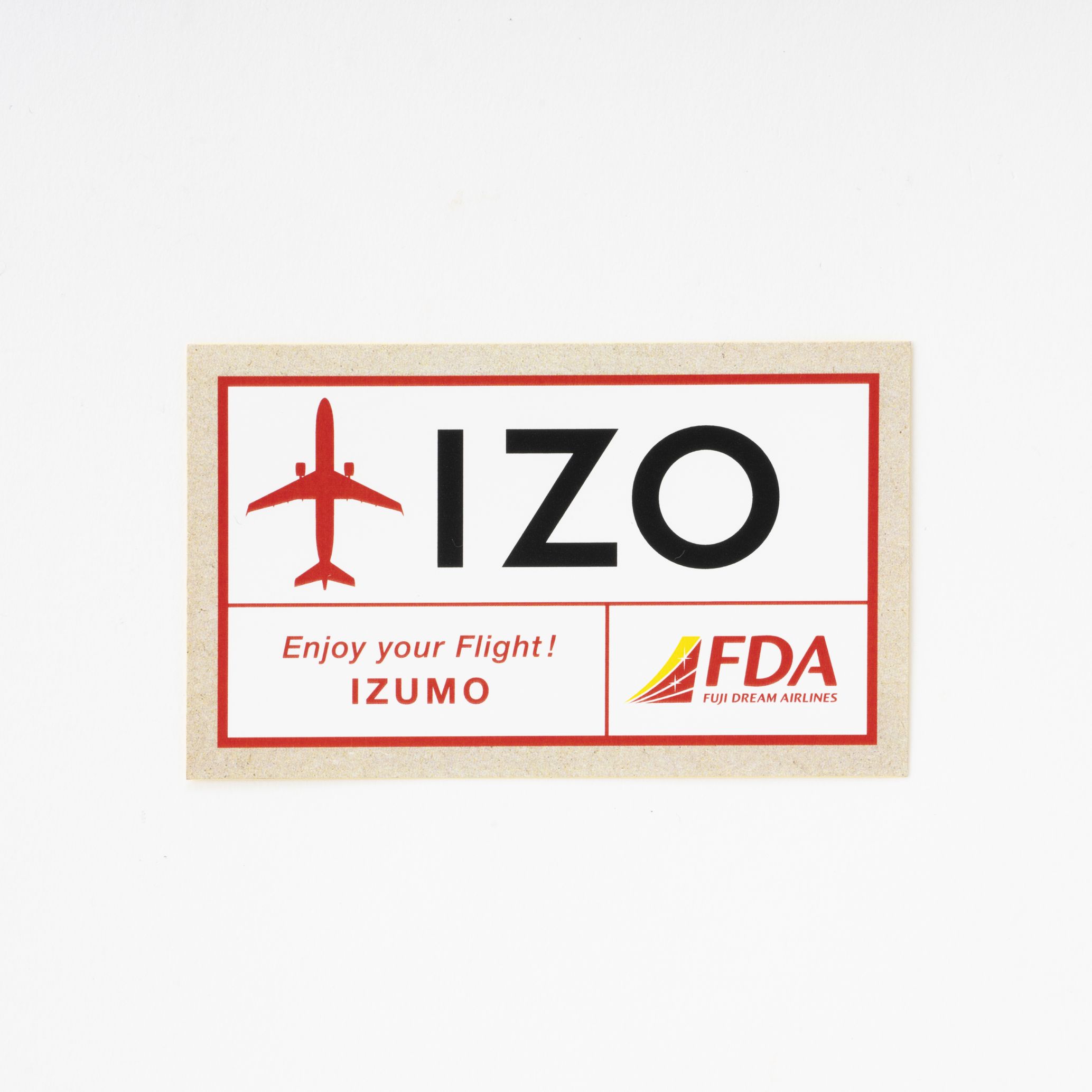 FDA3レターステッカー（IZO出雲空港） | 雑貨・その他 | | FDAショップ