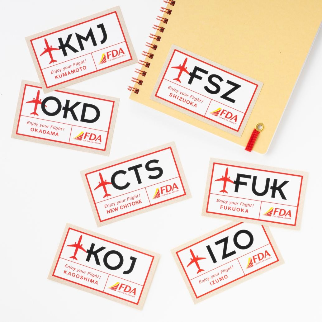 FDA3レターステッカー（FUK福岡空港） | 雑貨・その他 | | FDAショップ