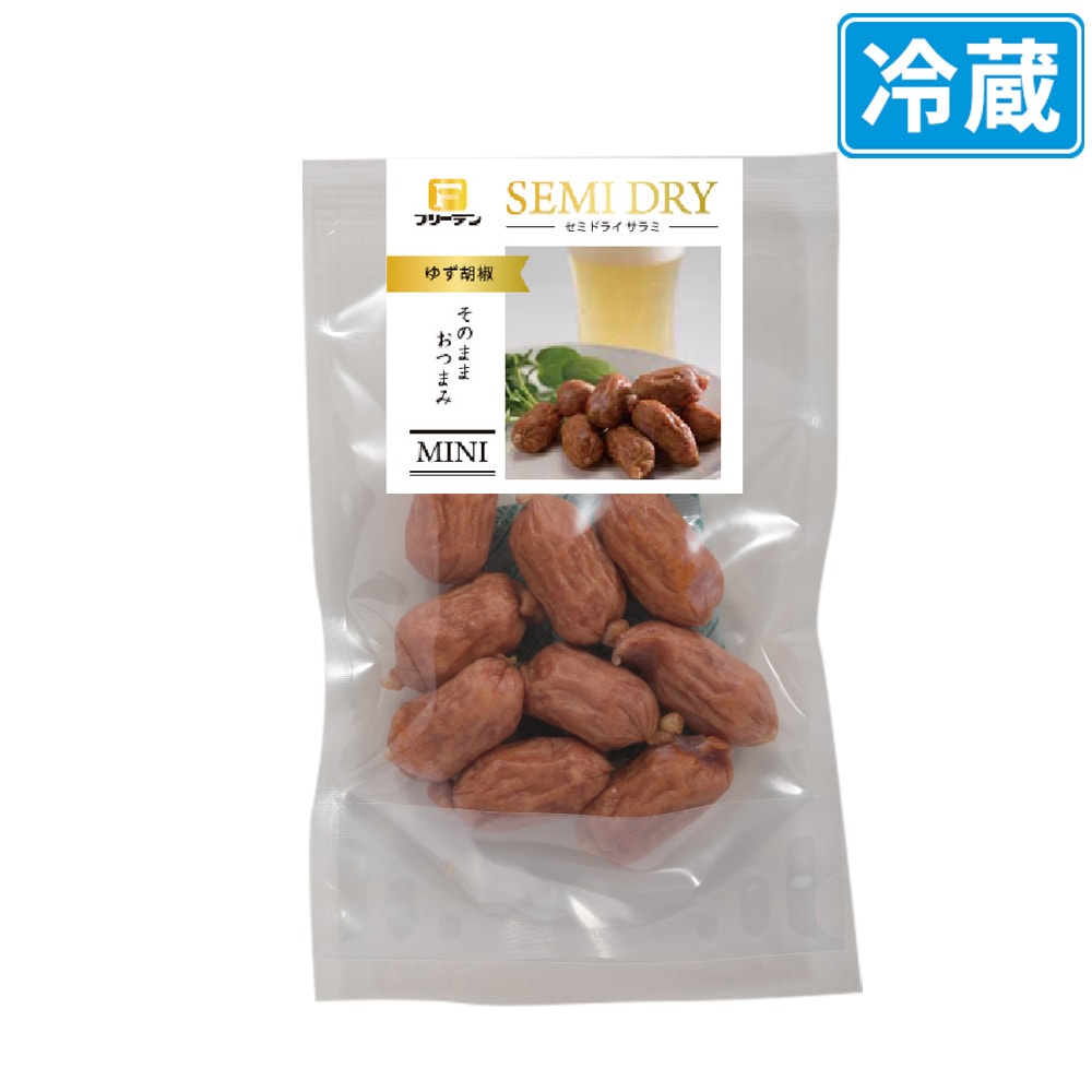 サラミ味出品 やまと豚 セミドライサラミ mini ゆず胡椒 70g｜【冷蔵】の通販｜豚肉