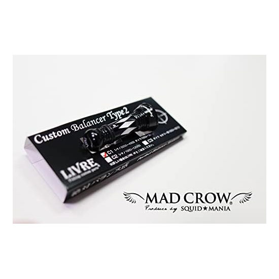 スクイッドマニア Wアルマイト加工バランサー SQUID MANIA×烏賊Style SPECIALカスタムバランサーtype-2 DX