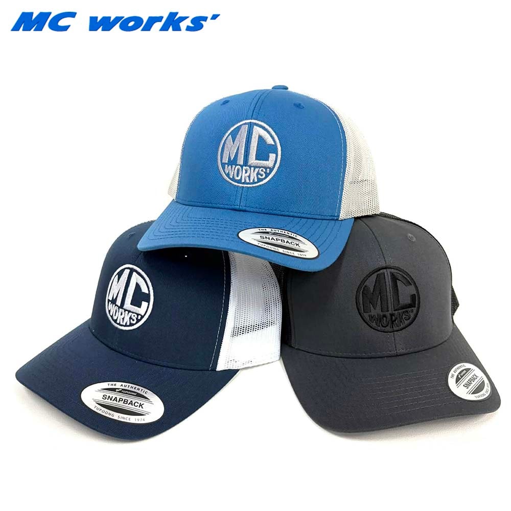 MCワークス 帽子 2点セット MCワークス HALF MESH TRUCKER CAP | ウェア,MCワークス | FEED WEB