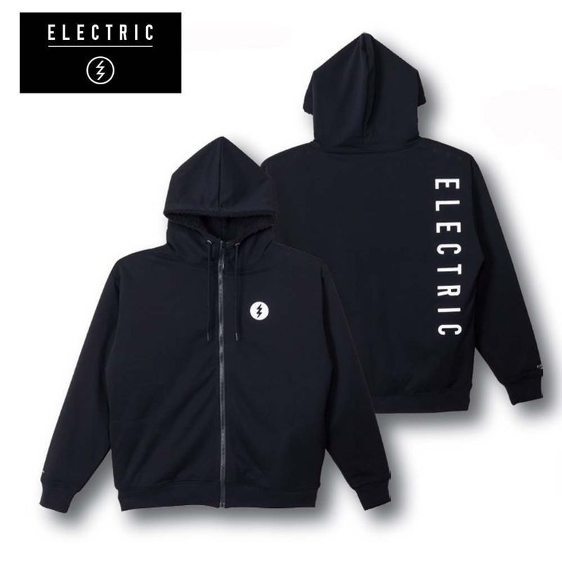 ELECTRIC LOGO REVERSIBLE ZIP HOOD