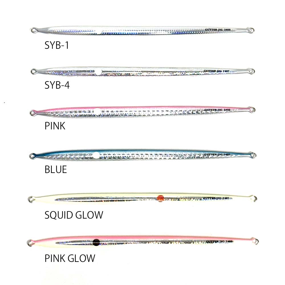 MCワークス ガタージグスリム グロウ 210g 185g 150g MCワークス GUTTER JIG SLIM 150g/180g/210g | ルアー