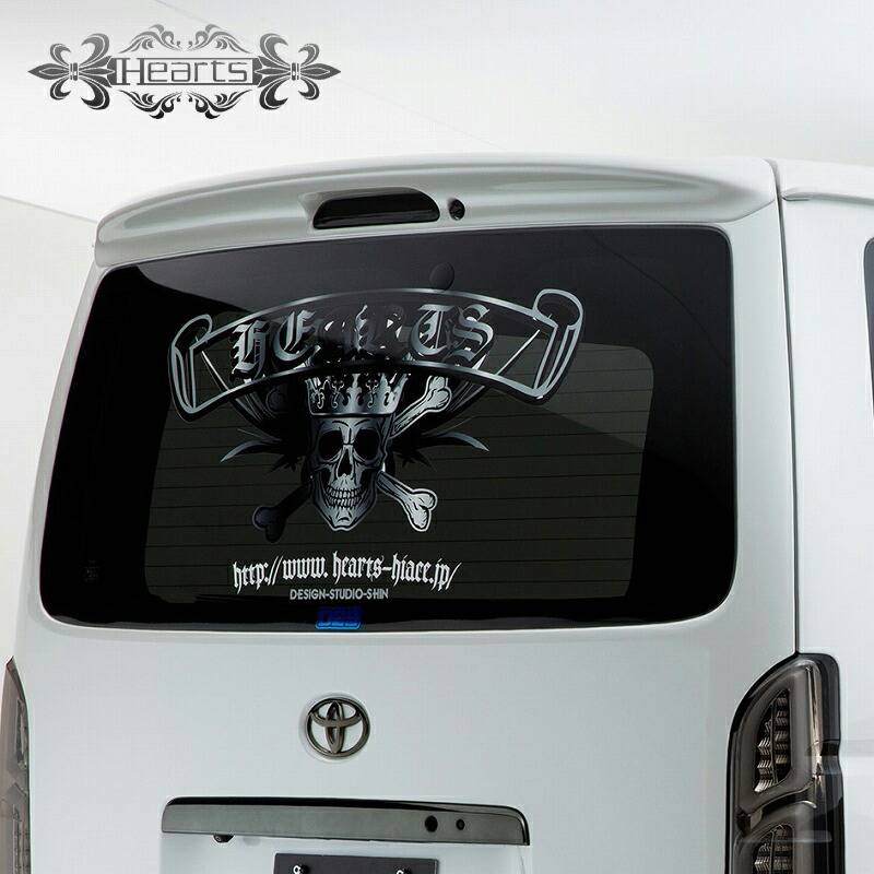 ハイエース200系 ハーツ ルーフスポイラーVer2 （未塗装） スポイラー ワイド エアロ エクステリア ワイドボディー リア HIACE TOYOTA トヨタ