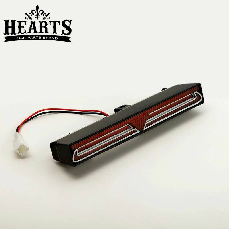 【数量限定プライス】ハイエース 6型TOYOTA ハイマウントストップランプ ハイマウント デジタルインナーミラー LED イルミネーション 新型 現行 レッド RED 42発LED