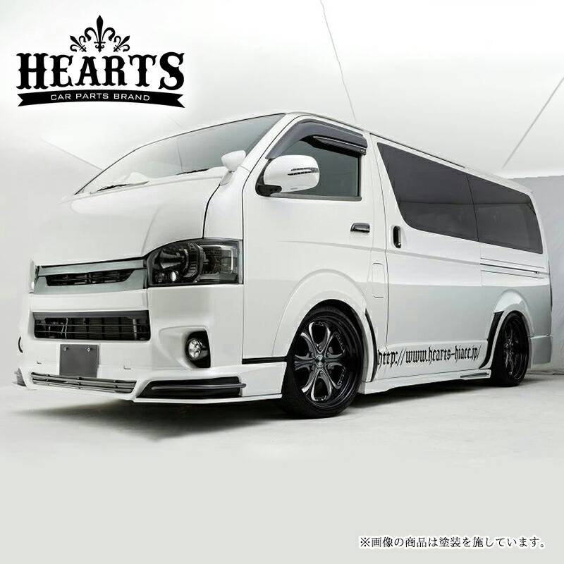 【受注生産】ハイエース200系 ハーツ アストロン ショートサイドステップ 5ドア用_ エアロ エクステリア サイド ステップ FRP TOYOTA HIACE トヨタ