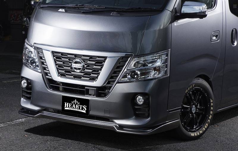 キャラバン 後期 プレミアムGX系 フロントフリッパー後期用 FLIPPER フリッパー フロントスポイラー フロントリップ エアロ 外装 カスタム FRP