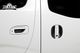 ■キャラバン ドアハンドル プロテクター 日産 カーボン調柄 軟質ゴム 傷防止 簡単取付 ドアノブ カバー カスタム エクステリア カー用品 ハーツ  サムネイル 1