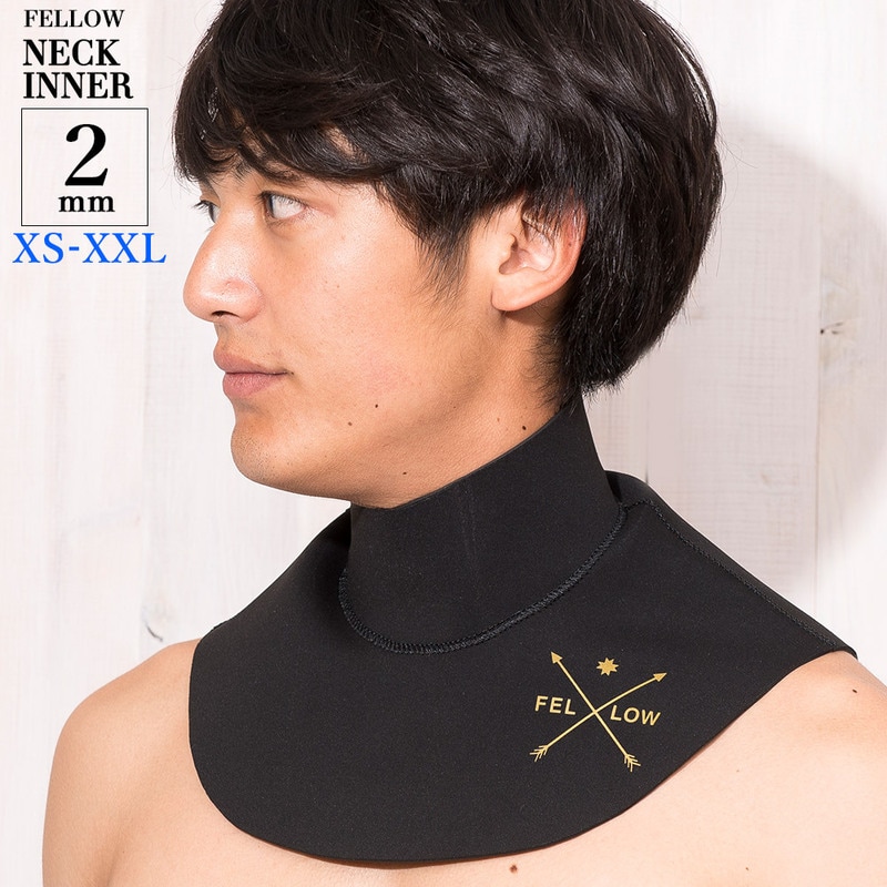 FELLOW ネックインナー メタルスキン 2mm XS～XXL メンズ 全1色