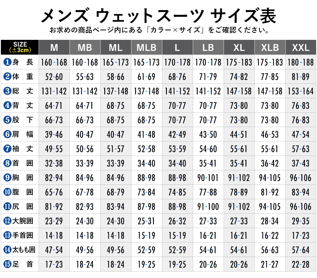FELLOW メンズ スプリング バックジップ 2mm M～XXL 全2色