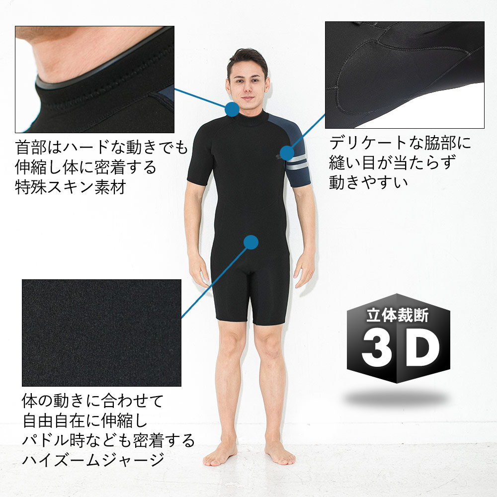 FELLOW(フェロー)2mm シーガル メンズ LBサイズ Amazon | FELLOW ウェットスーツ シーガル ロングチェストジップ