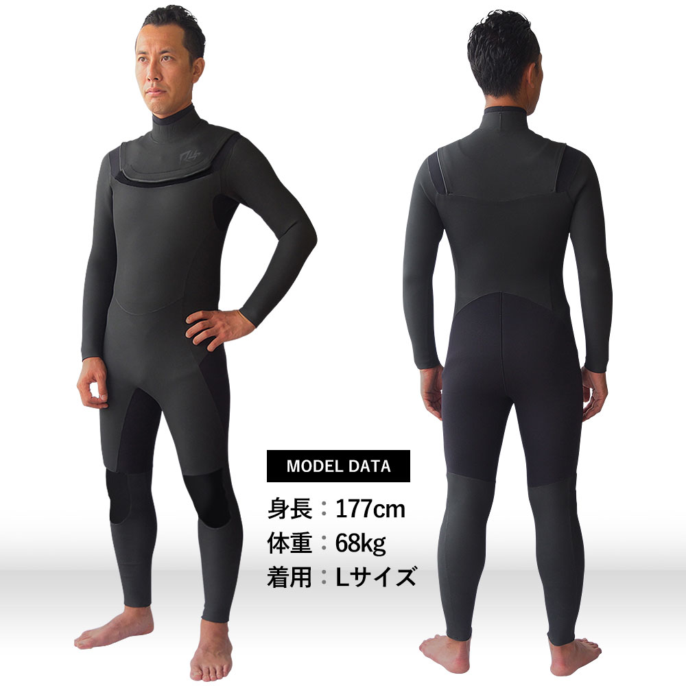 【美品】RSS SURF セミドライ ノンジップ 5x3mm FELLOW RSS SURF メンズ セミドライ ノンジップ 5x3mm M～XXLB 全2