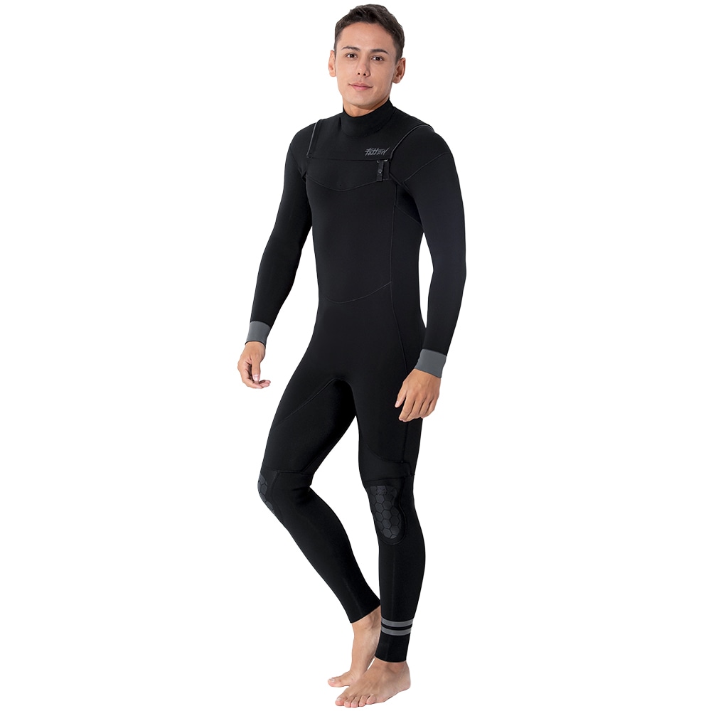 Fellowフルスーツ チェストジップ黒3ミリ 150センチ FELLOW メンズ フルスーツ チェストジップ 3mm M~XXL 全5色