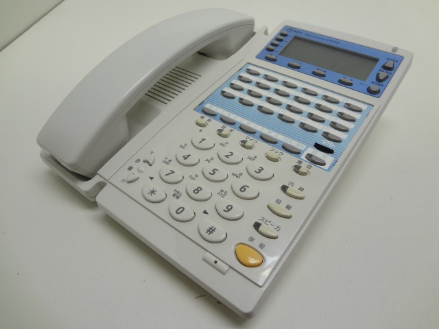 中古】GX-(24)RECSTEL-(1)(W) NTT αGX 24ボタン録音スター電話機 