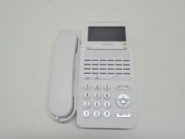 NAKAYO NYC-24SI-SDW NYC-Si 24ボタン標準電話機(W) |中古, NAKAYO,Si