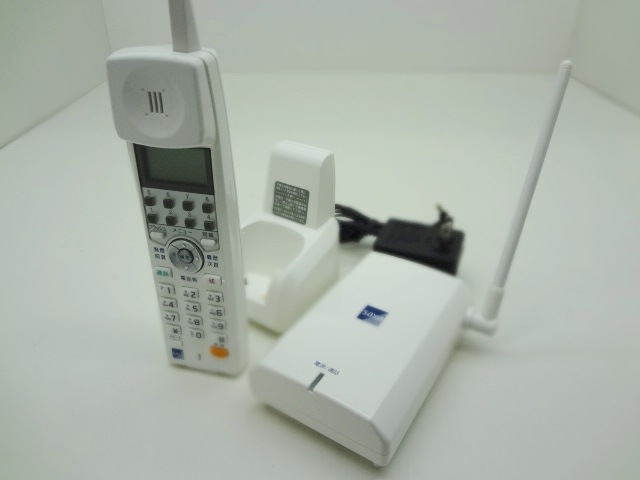 中古】 WS250 (K) SAXA サクサ 漢字表示アナログコードレス電話機